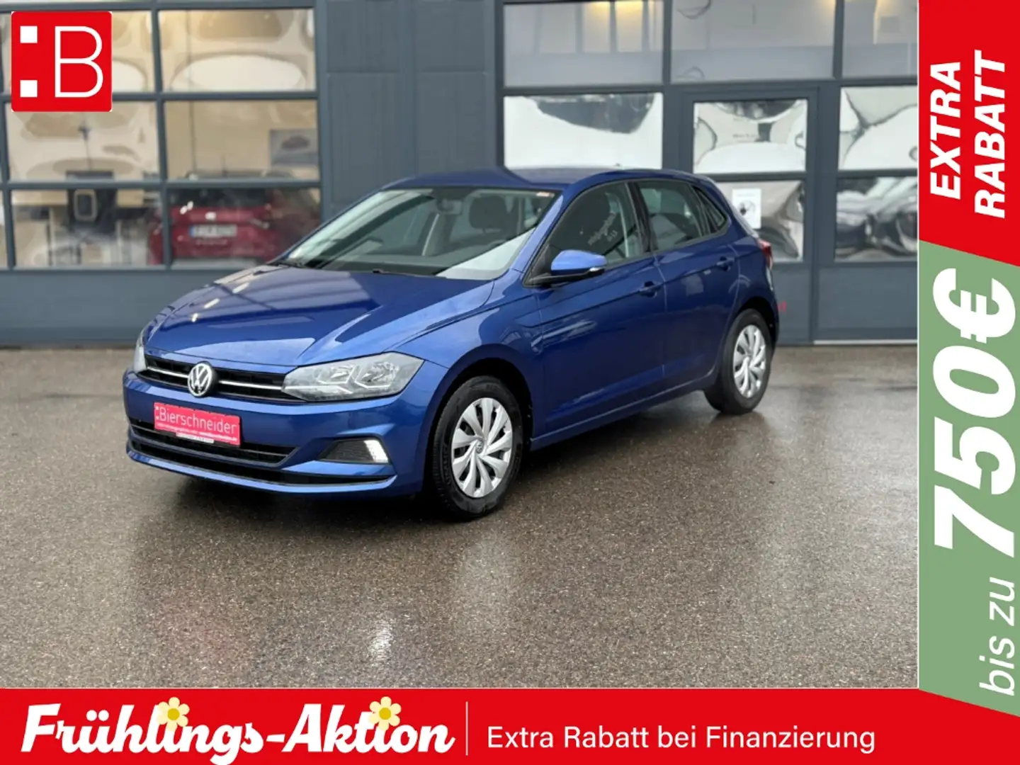Volkswagen Polo 1.0 TGI Comfortline NAVI KLIMA BLUETOOTH Синій - 1