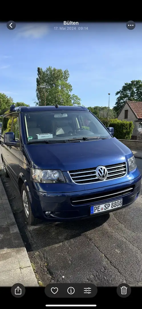Volkswagen T5 California California Comfortline Aufstelldach Mavi - 2