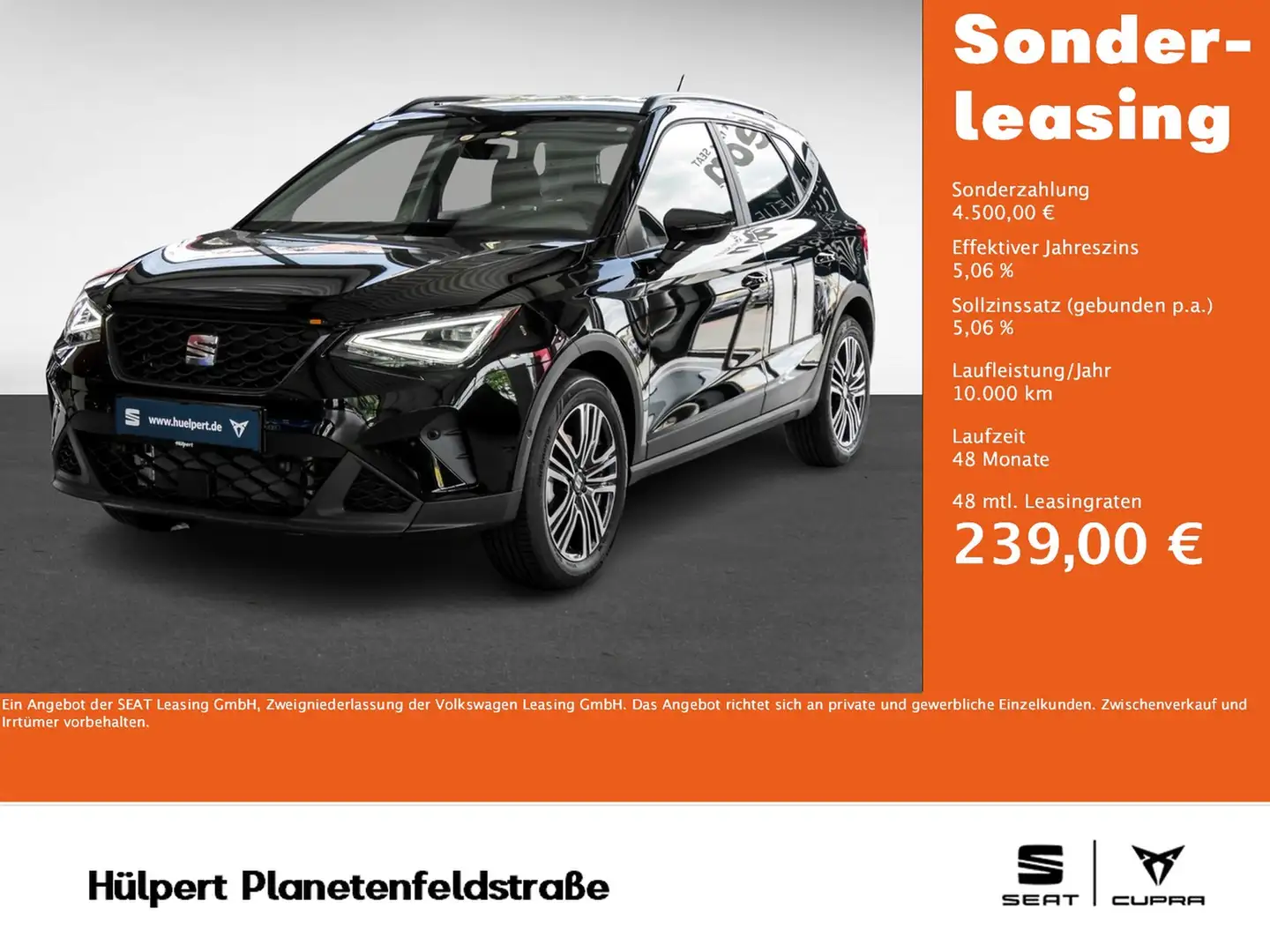 SEAT Arona 1.0 STYLE EDITION DSG SHZ PDC VOLL-LED CAM Zwart - 1