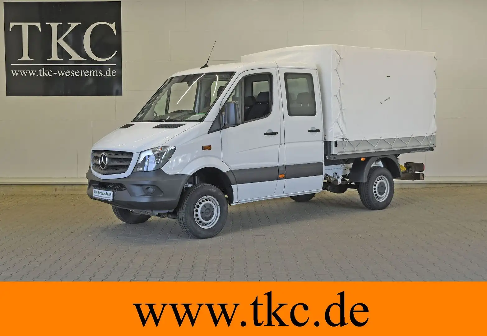 Mercedes-Benz Sprinter 316 CDI Doka 4x4 Allrad Pritsche #T265 Blanco - 1