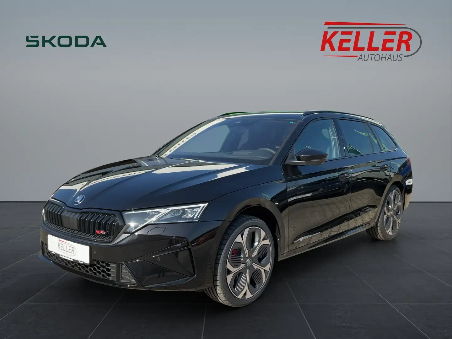 Skoda Octavia Combi RS 2,0 TSI 195 kW 7-Gang-DSG Chef-Auto Schwarz - 1