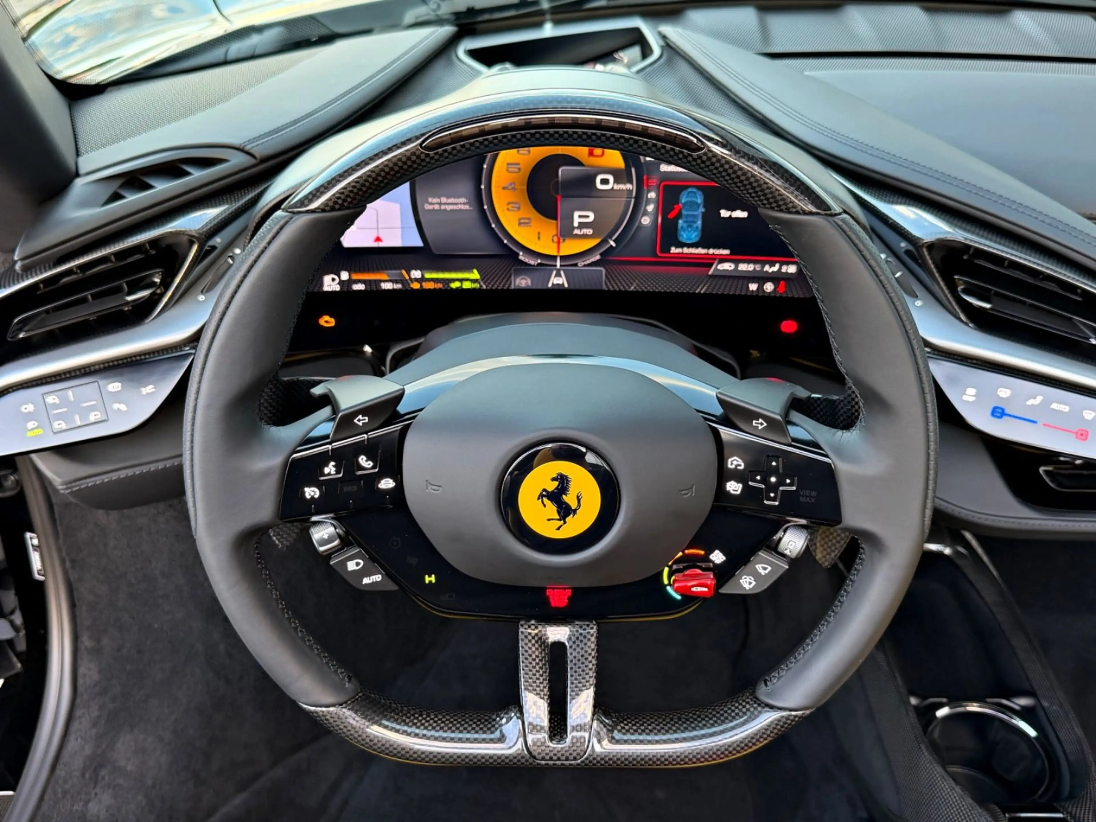 Ferrari SF90 Spider Nero DS Pelle Gialla Carbon Lift BRD — photo 26
