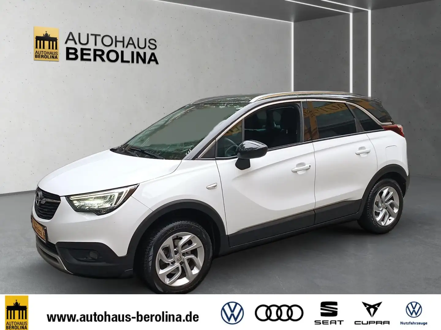 Opel Crossland X 1.2 Turbo Ultimate Aut. *HuD*R-CAM* Wit - 2
