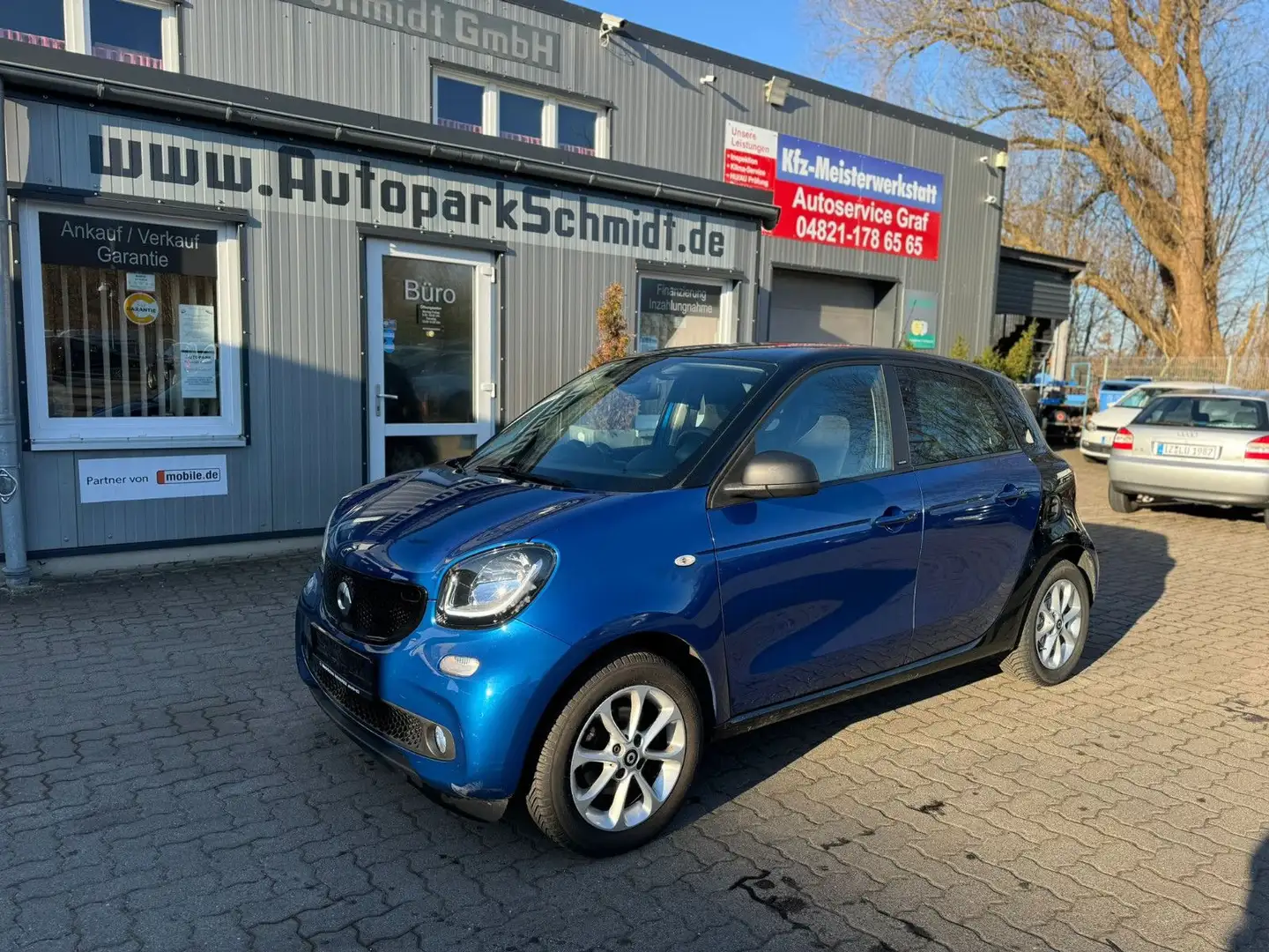 smart forFour SITZH°KLIMATR°PDC°TEMPOMAT°ALU°SH! Schwarz - 1