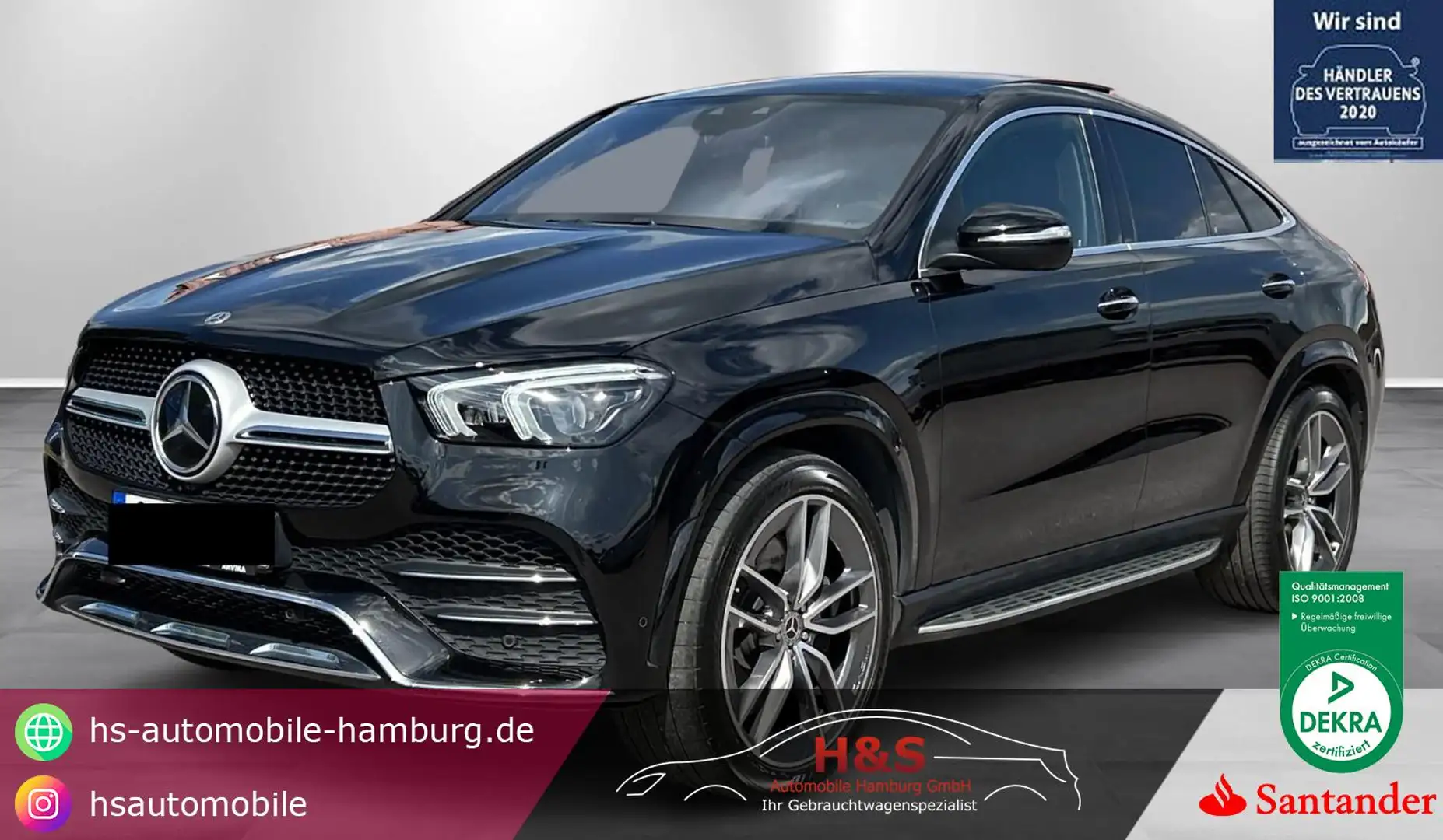 Mercedes-Benz GLE 400 d 4Matic Coupe AMG-LINE Schwarz - 1