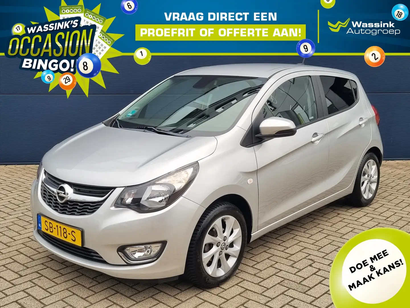 Opel Karl 1.0 75pk 5drs Automaat | Climate control | Navigat Grijs - 1