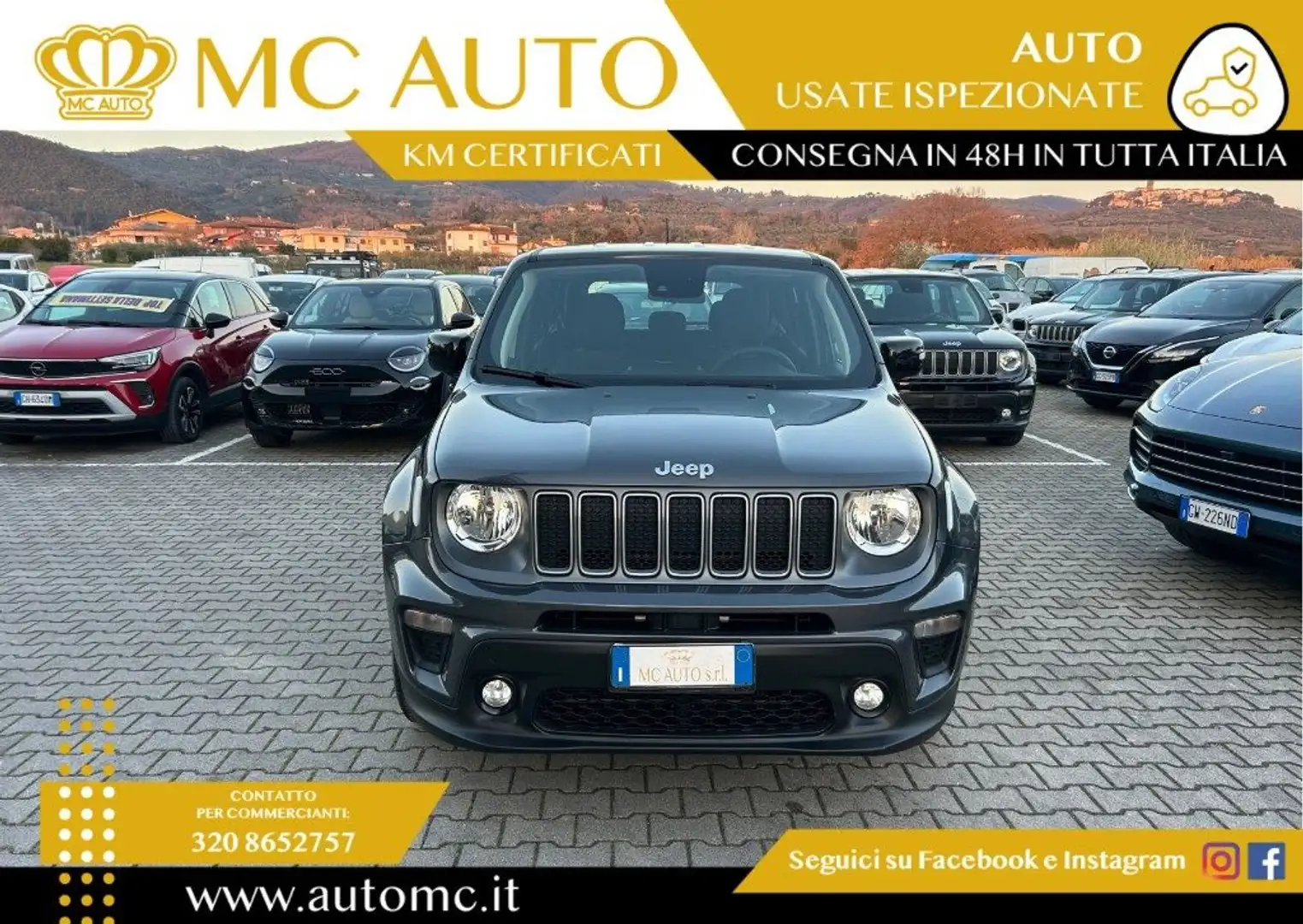 Jeep Renegade 1.0 T3 Limited PROMO CON FINANZIAMENTO Gris - 2