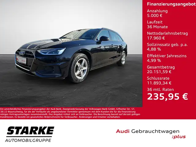 Audi A4 Avant 35 TFSI S tronic NaviPlus APS-Plus SHZ GJ...