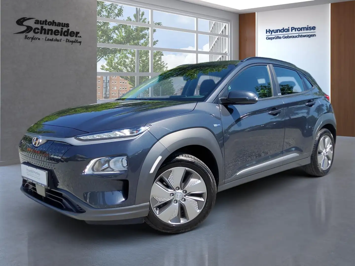 Hyundai KONA EV 64kWh BUSINESS NAVI/KLIMA/ACC/DAB/KRELL/KAMERA Grigio - 1