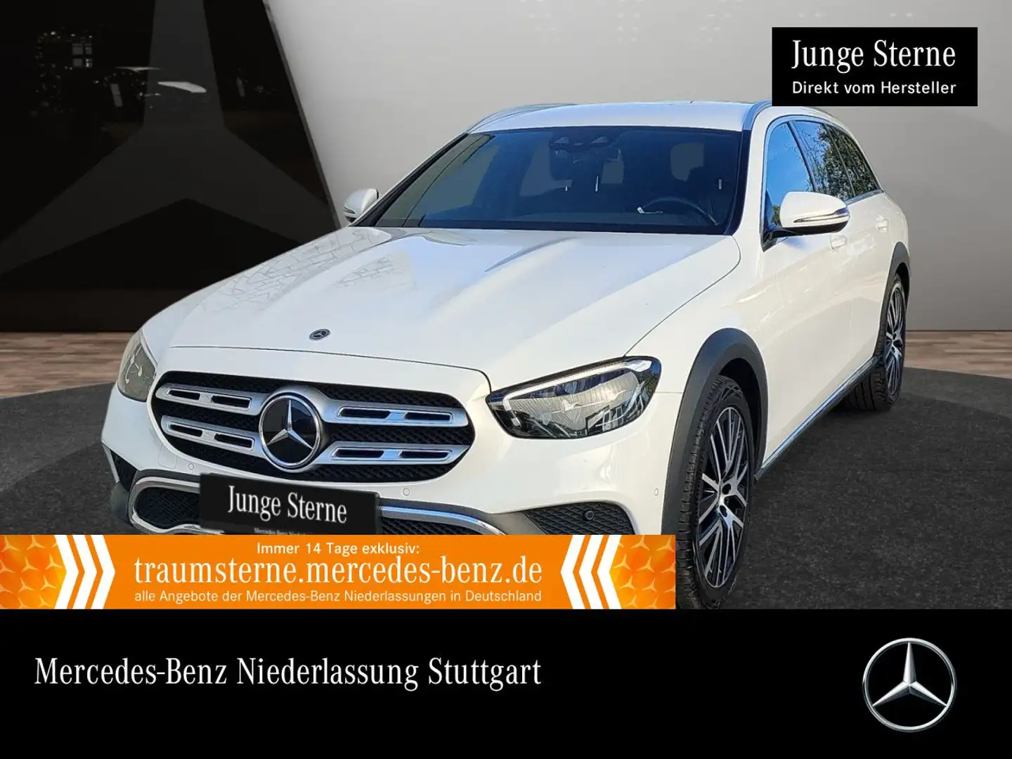 Mercedes-Benz E 220 d T 4M AVANTG+AHK+LED+FAHRASS+KAMERA+9G Weiß - 1