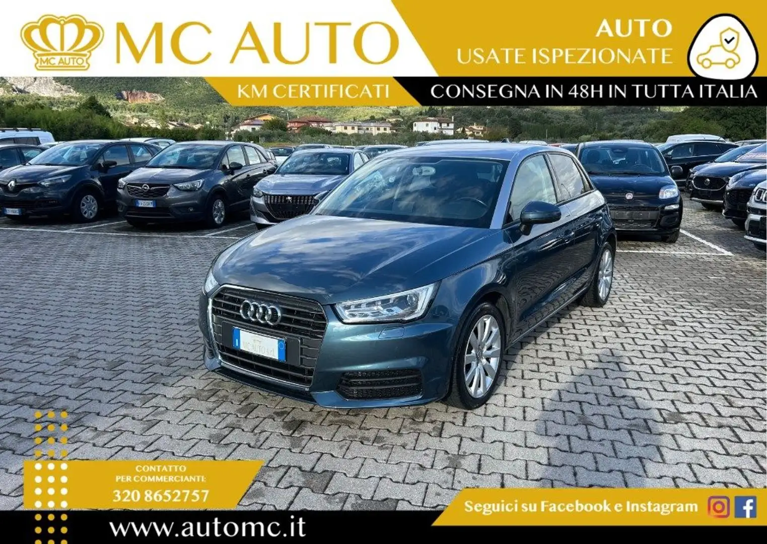 Audi A1 SPB 1.6 TDI 116 CV S tronic Blau - 2