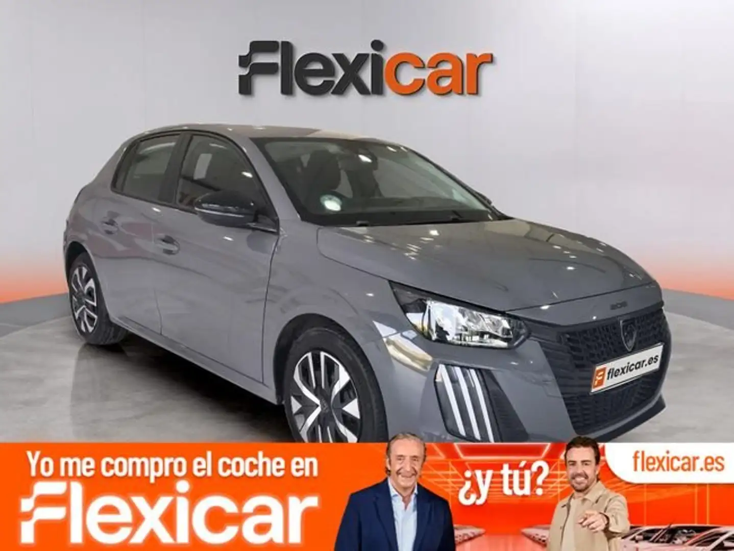 Peugeot 208 1.2 Puretech S&S Active 100 Gris - 1