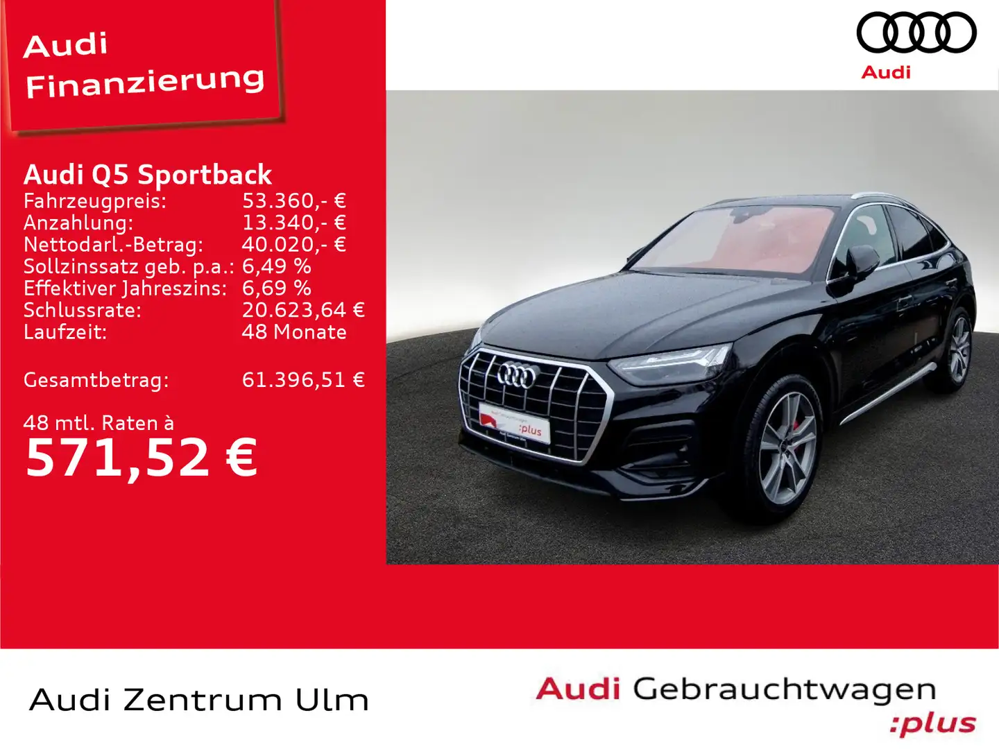 Audi Q5 50 TFSI e qu 20 ACC AHK MATRIX NAVI Schwarz - 1