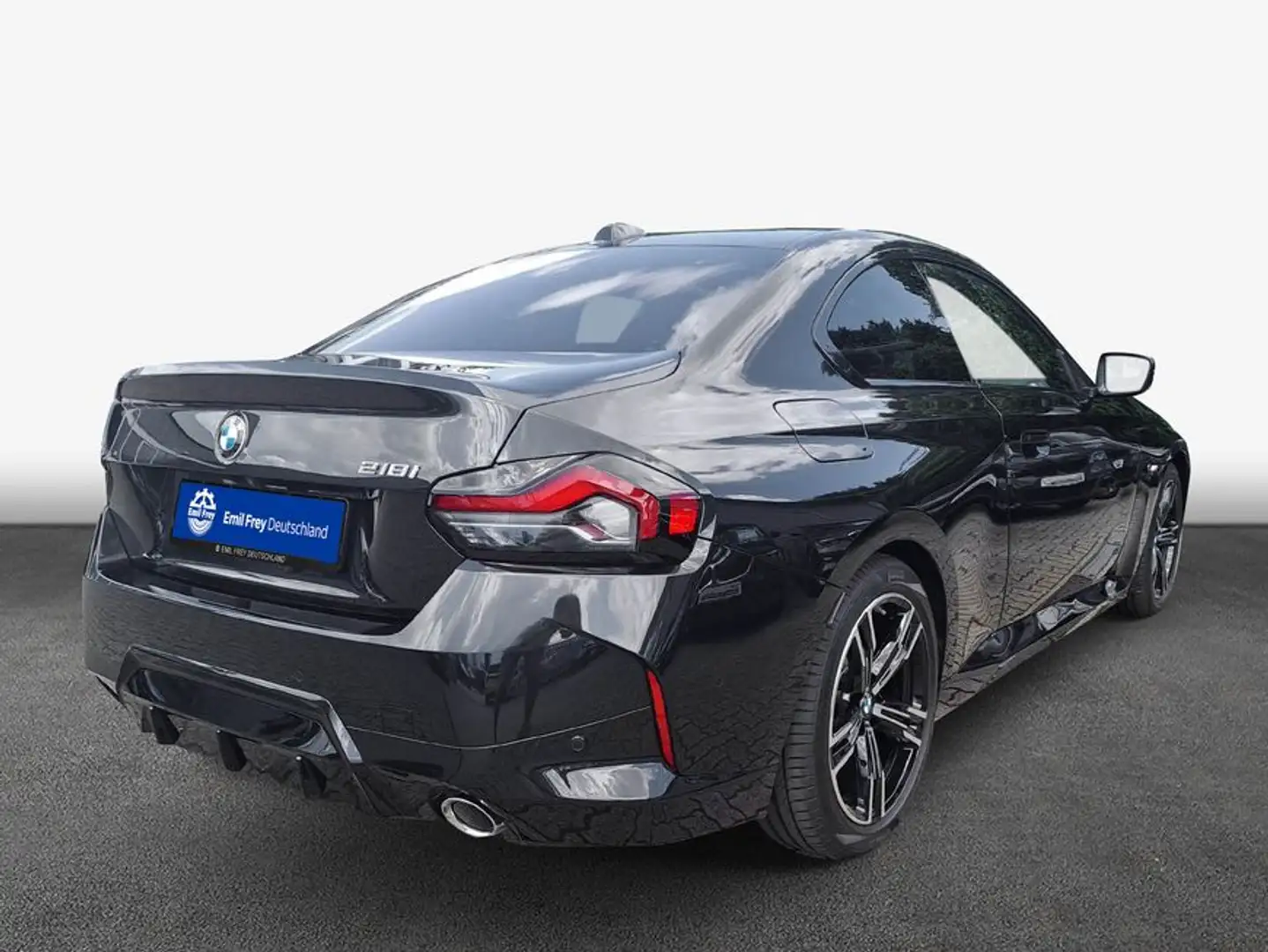 BMW 218 i Coupe Aut. Schwarz - 2