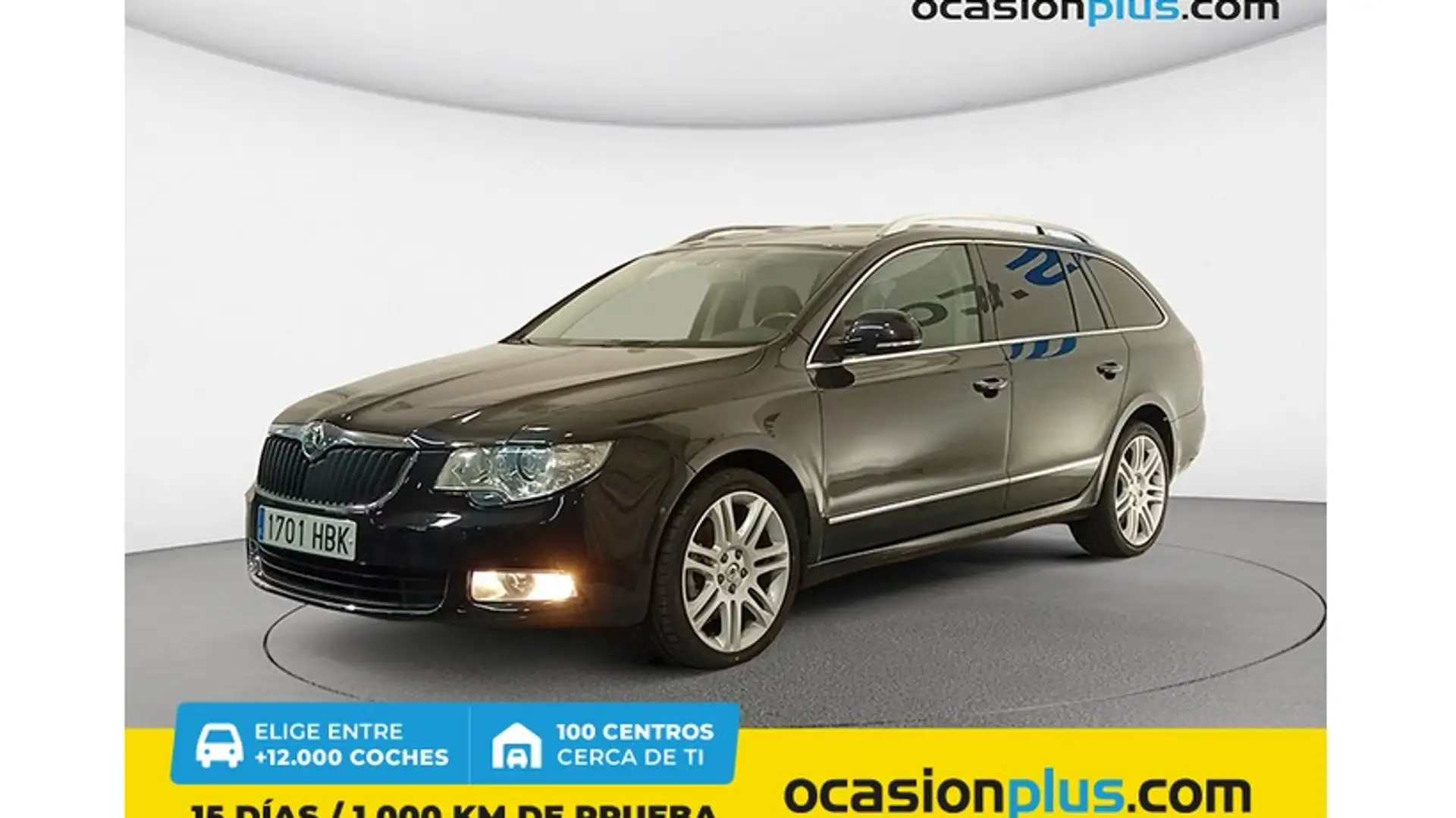 Skoda Superb Combi 2.0TDI CR Elegance Negro - 1