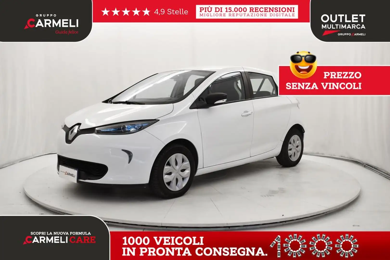 Renault ZOE Life R90 Flex 92cv Weiß - 1