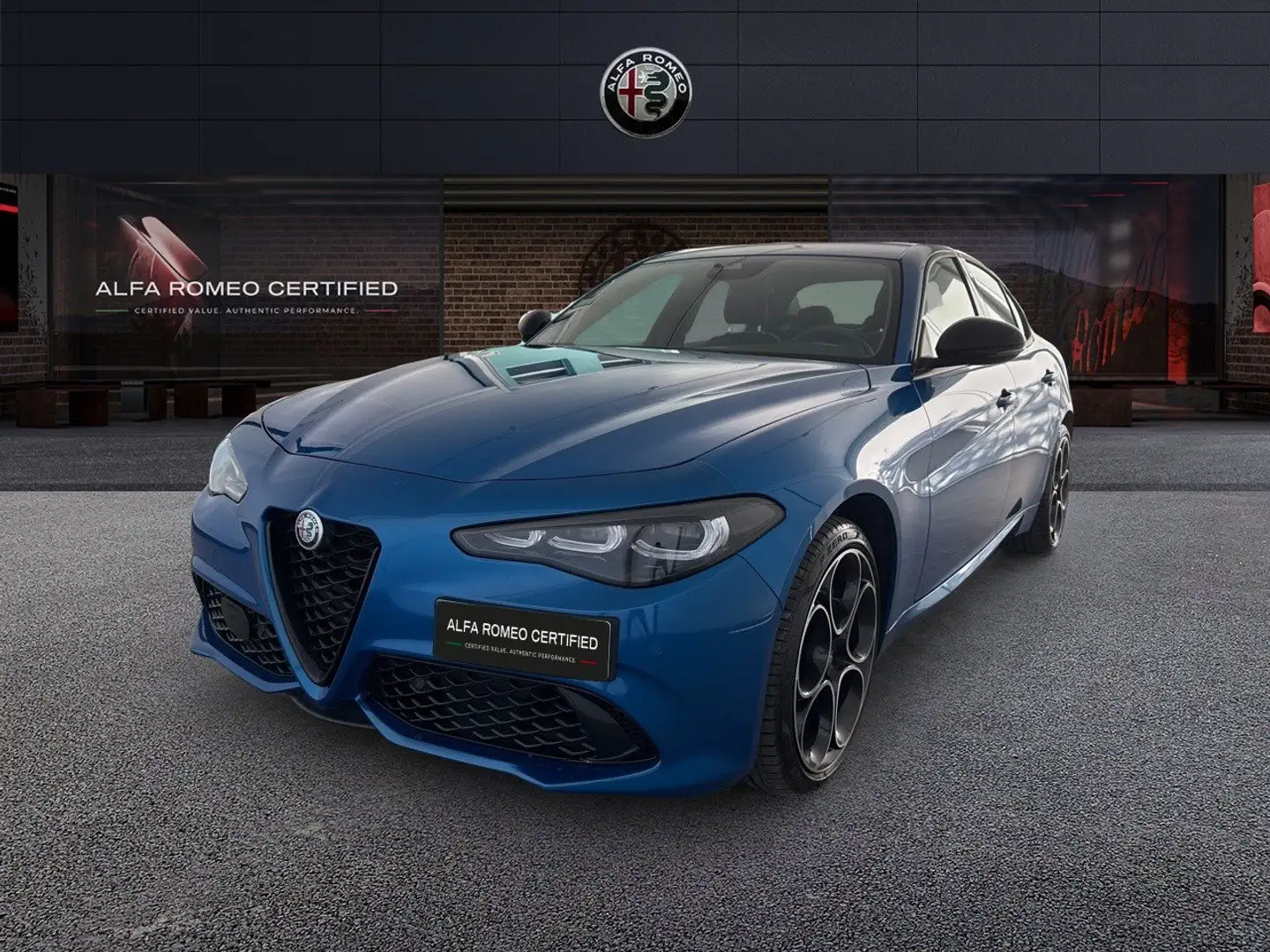 Alfa Romeo Giulia 2.0 T 280cv Sprint AT8 Q4 Blu/Azzurro - 1