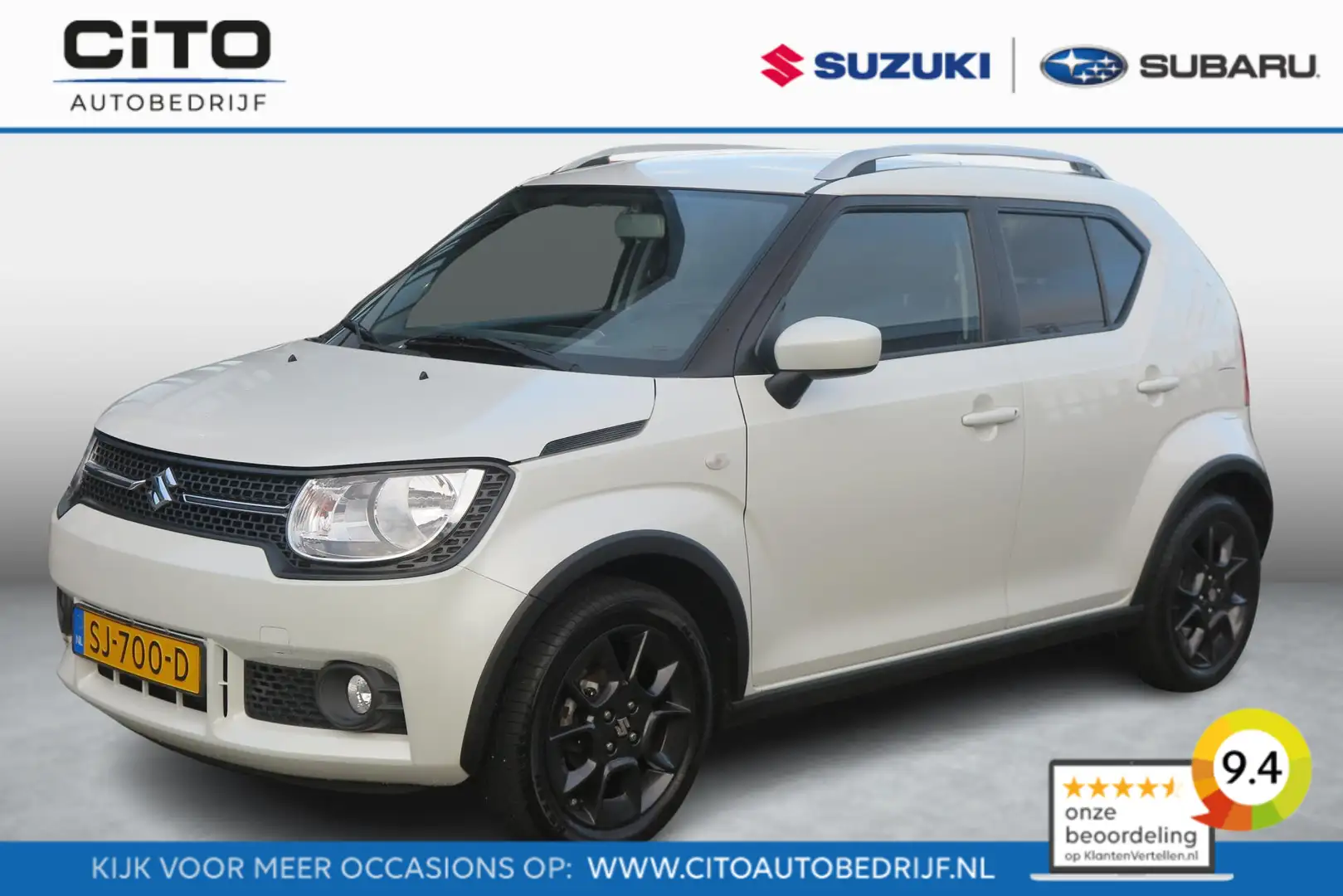 Suzuki Ignis 1.2 Select Lage Km stand| Luxe uitvoering| Airco Wit - 1
