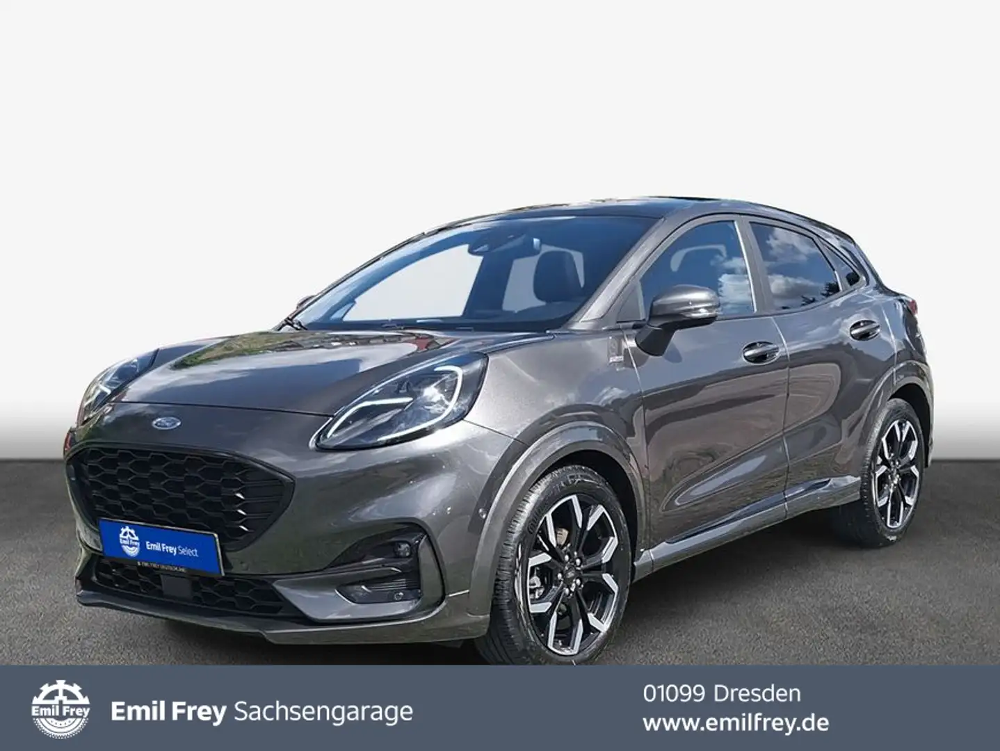 Ford Puma 1.0 EB Hybrid Aut. ST-LINE X Pano-LED-RFC Grau - 1