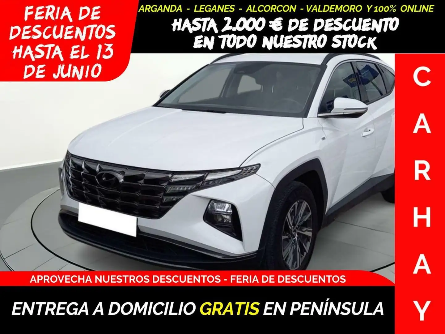 Hyundai TUCSON 1.6 CRDI 100KW (136CV) 48V MAXX DCT Blanco - 1