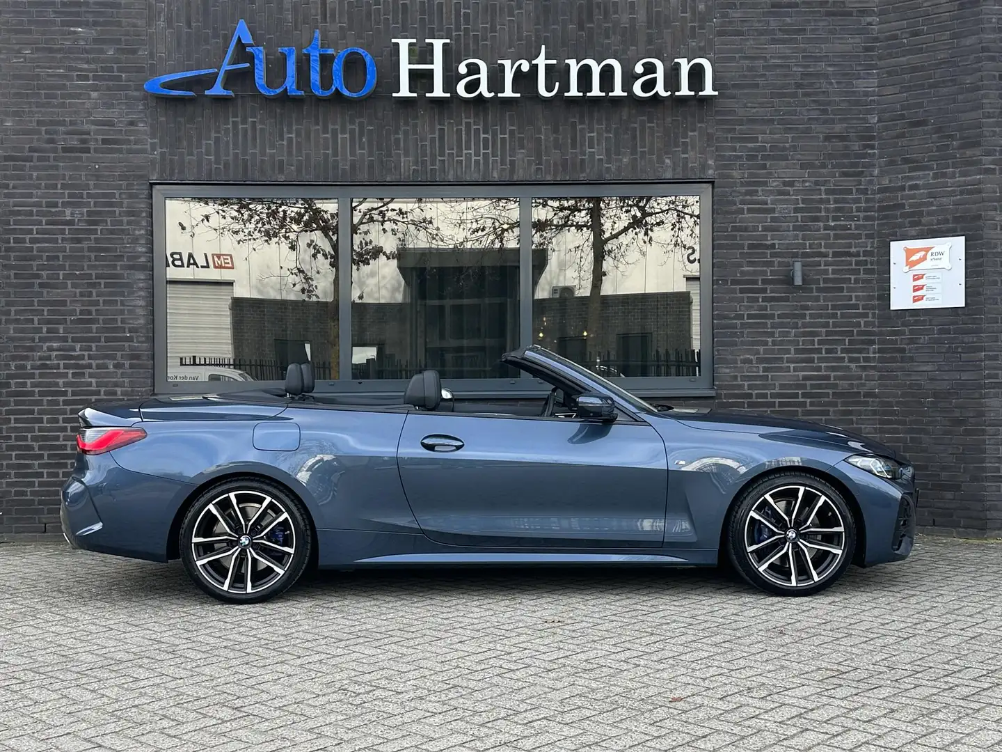 BMW 430 4-serie Cabrio 430i High Executive M-Sport ACC|H&K Bleu - 2