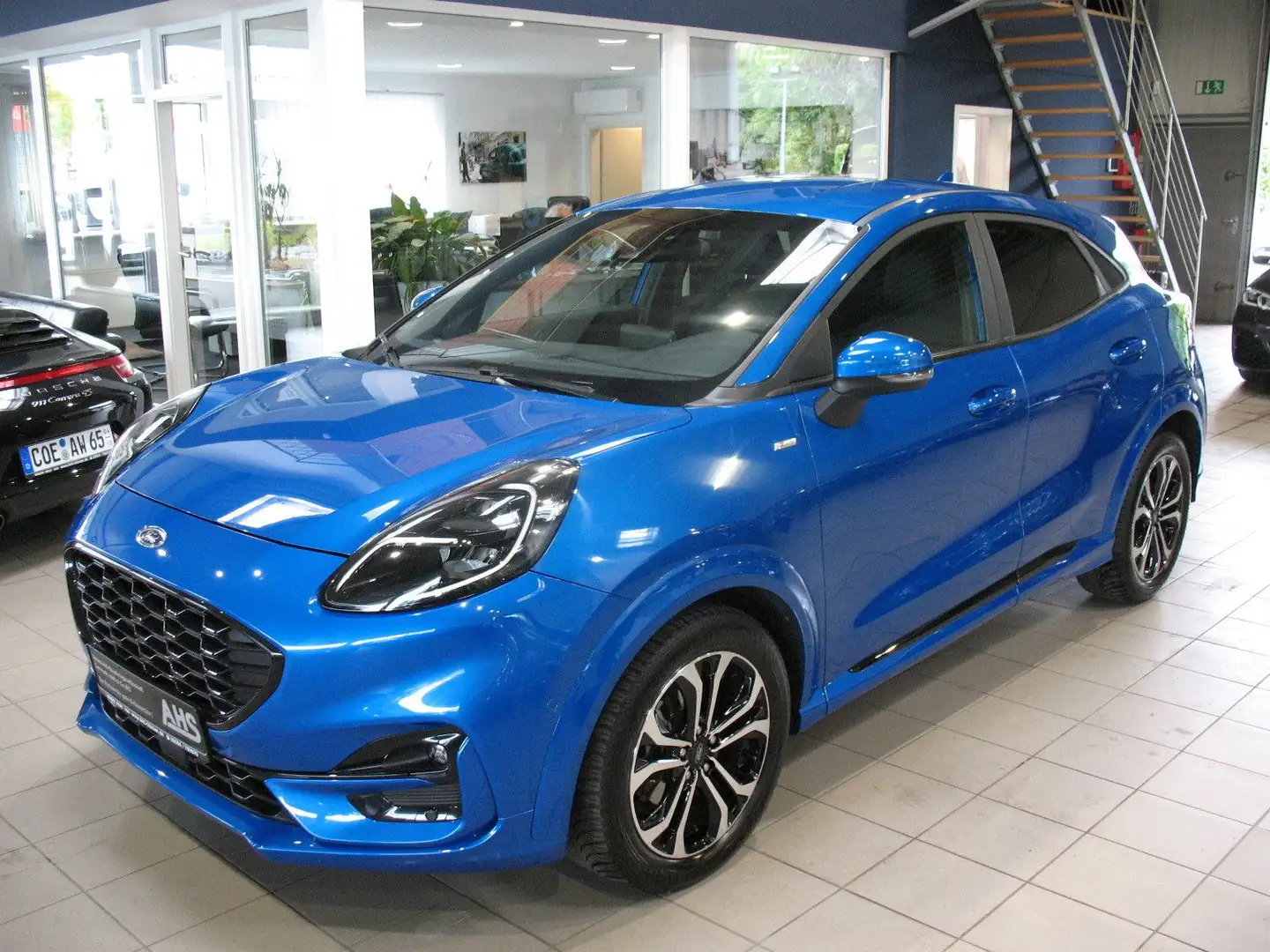 Ford Puma 1.0 EcoBoost Hybrid ST-Line X Design *LED* Blauw - 1