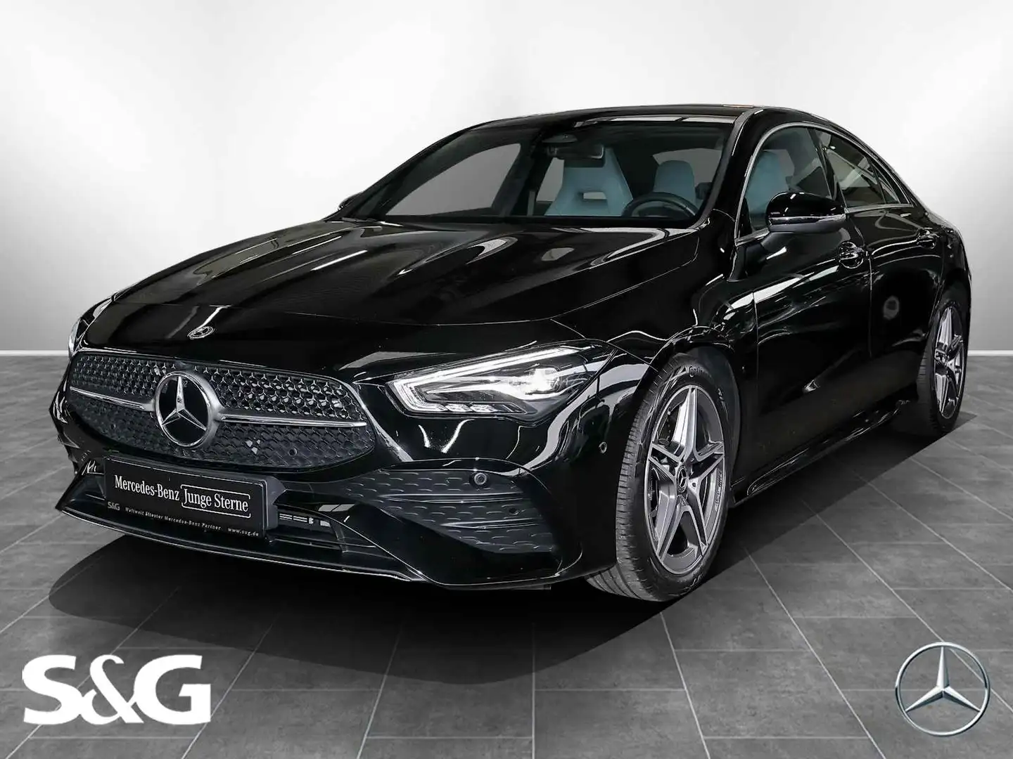 Mercedes-Benz CLA 200 Coupé AMG TOTWINKEL+KAMERA+PDC+MBUX+18" Noir - 1