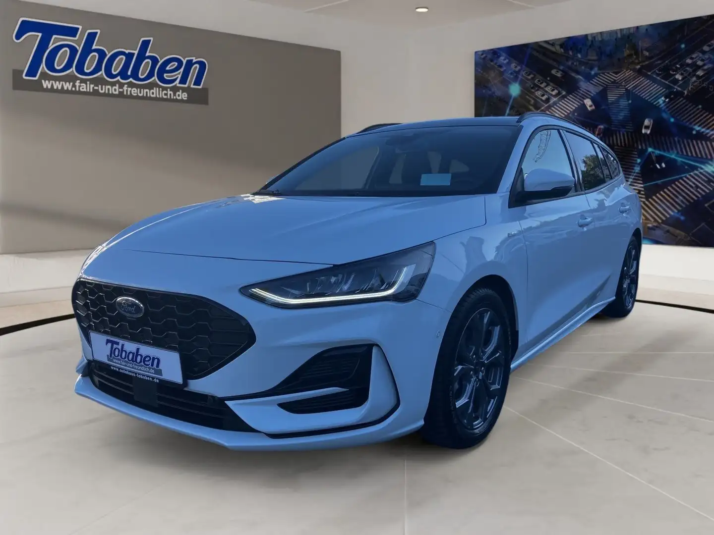 Ford Focus 155 PS Aut.MHD ST-Line X LEDER/PANO/HEADUP Blanco - 1