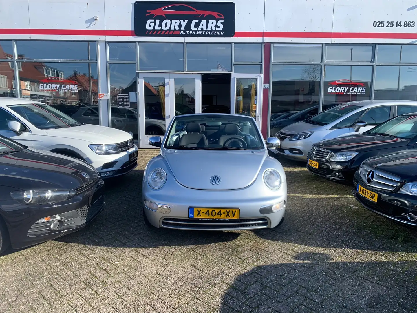 Volkswagen New Beetle CABRIOLET 1.6 Airco,Elektrische Kap Grijs - 1