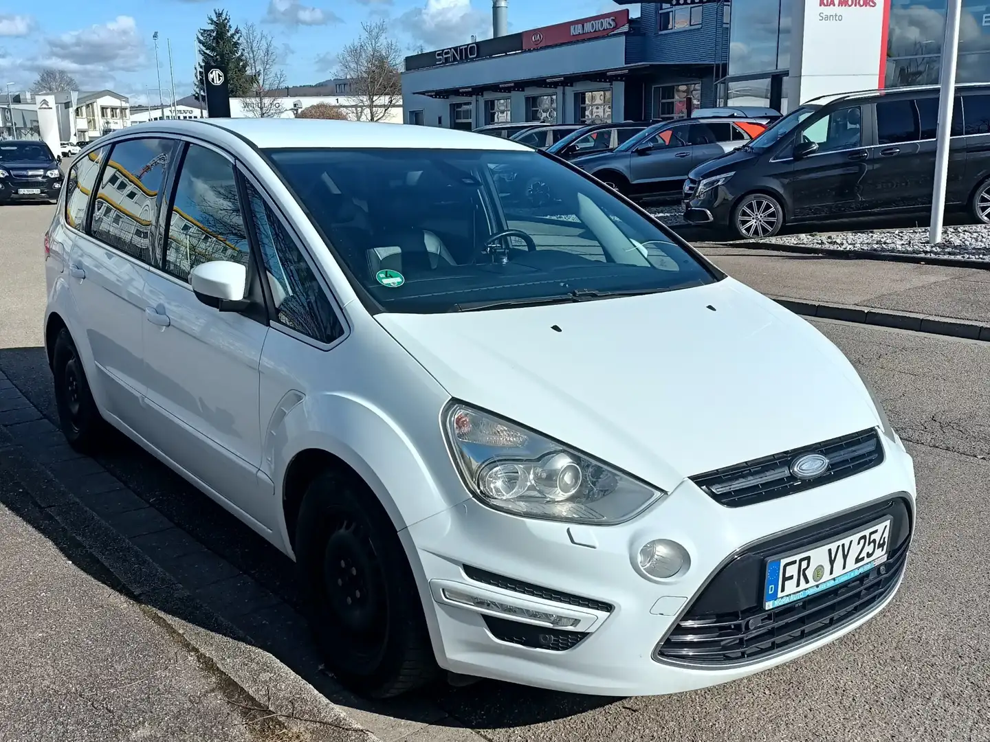 Ford S-Max 2.0 TDCi DPF Titanium S Weiß - 1