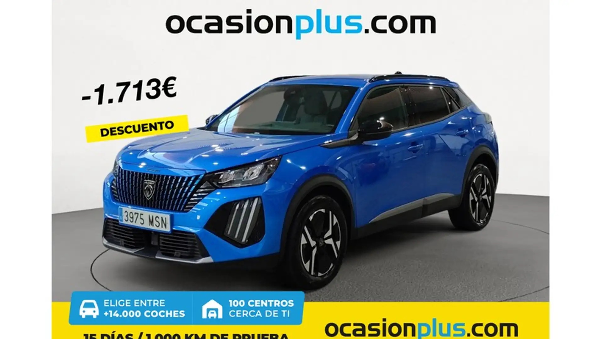 Peugeot 2008 1.2 PureTech S&S Allure EAT8 130 Blau - 1