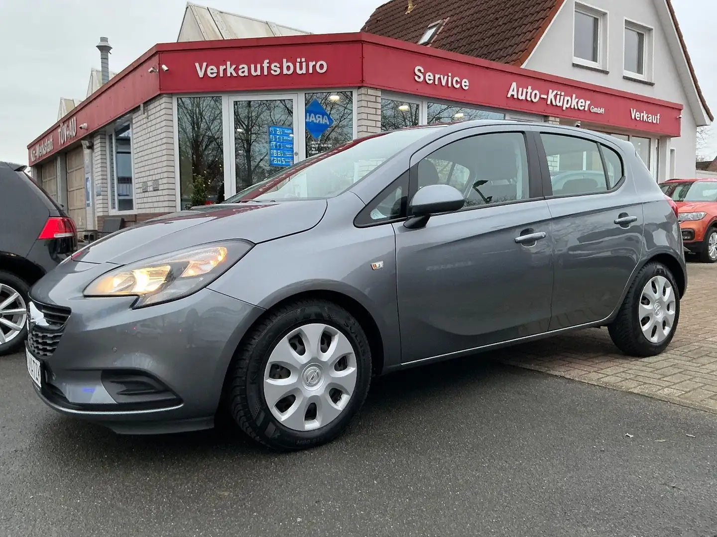 Opel Corsa E Edition 1.4 Automatik SHZ LHZ CarPlay Gris - 2