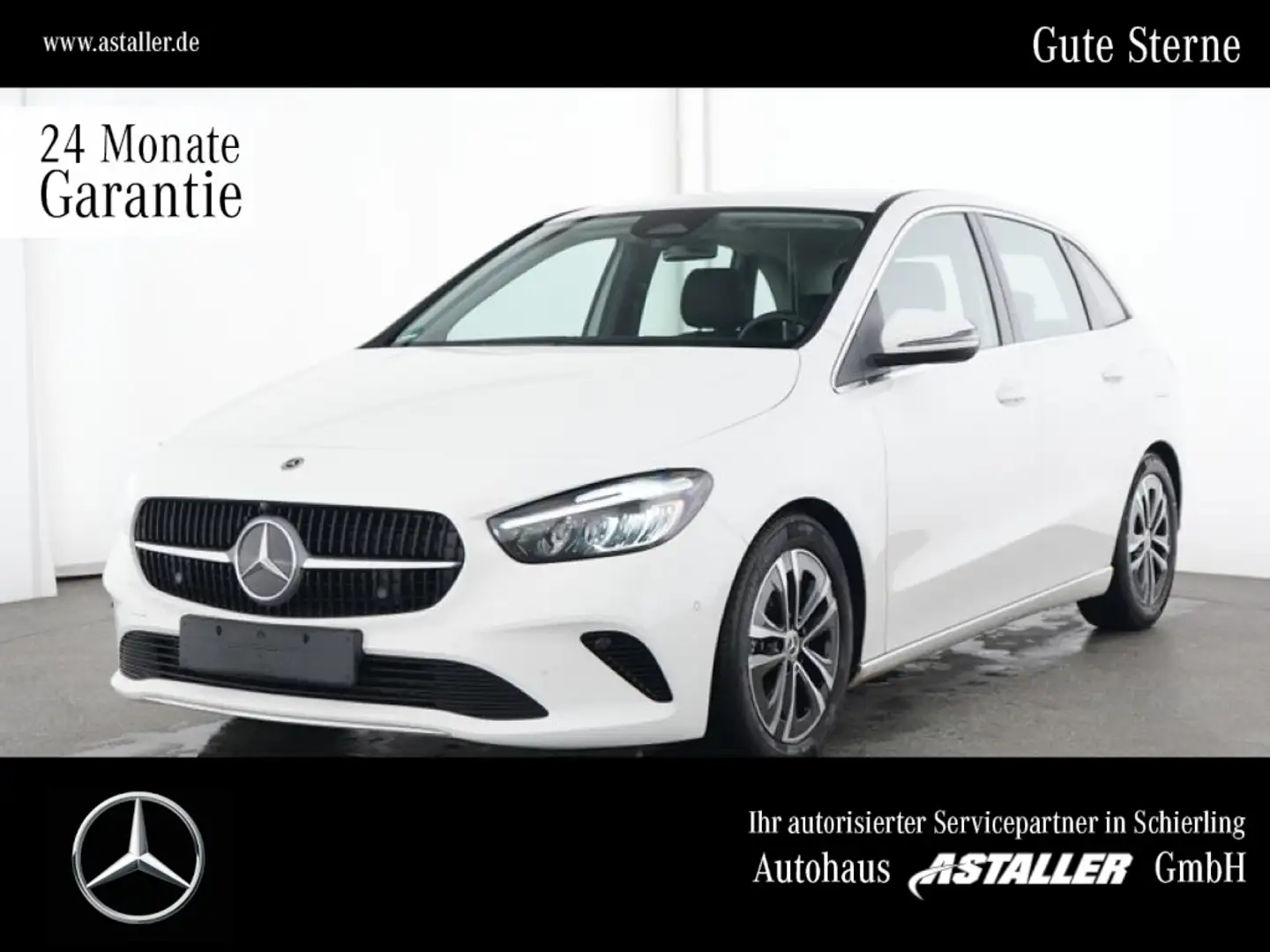 Mercedes-Benz B 200 d Progressive MBUX+Led+AHK+Kam+Distro+WiPa Weiß - 1