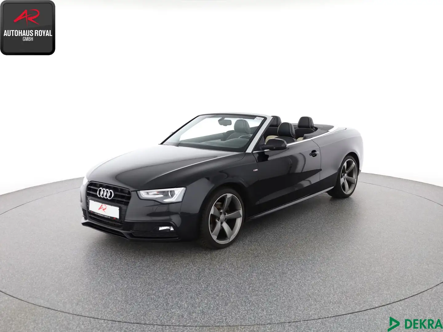 Audi A5 A5 Cabrio 1.8 TFSI S LINE AKUSTIK-VERDECK,19Z Noir - 1