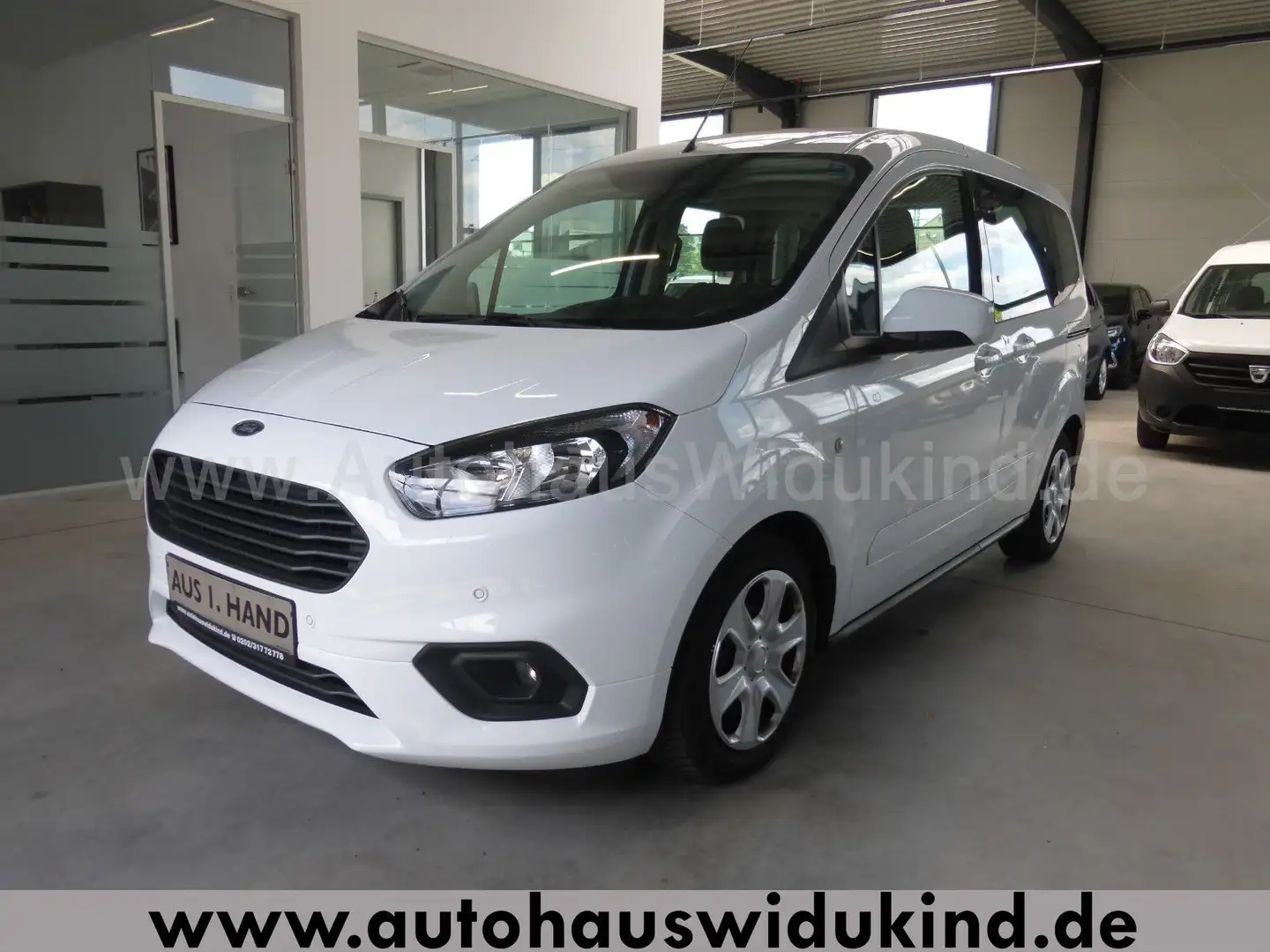 Ford Tourneo Courier 1.5 TDCI PDC Klima nur 19 000 km Weiß - 1