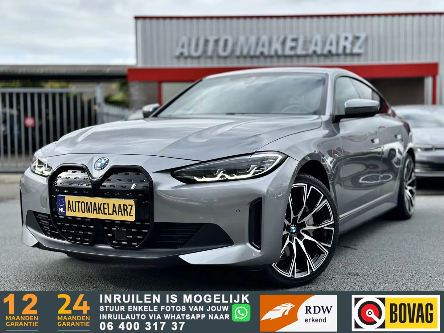 BMW i4 eDrive35 High Executive 70 kWh SPORT LINE 20 INCH Grijs - 1