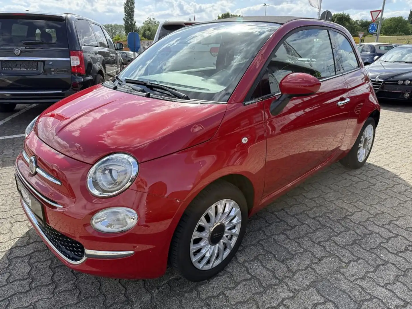 Fiat 500 C 1.2 8V Lounge Červená - 1