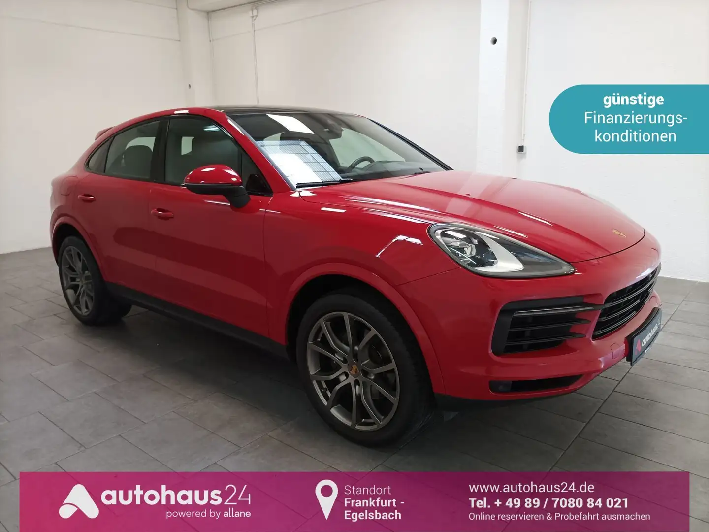 Porsche Cayenne Coupe Sport Chrono|Navi|HUD|CAM Rot - 1