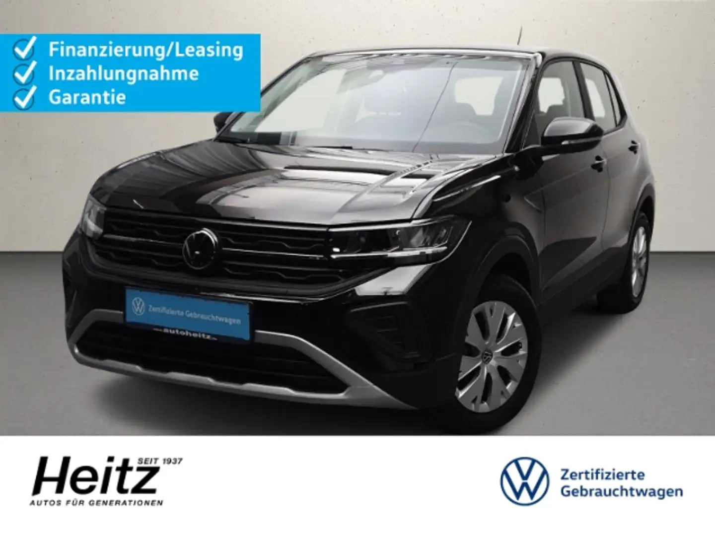 Volkswagen T-Cross 1.0 TSI digitales Cockpit LED Sitzheiz. Schwarz - 1