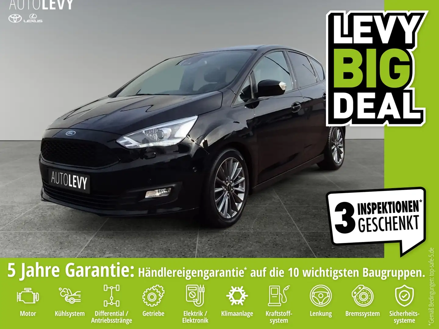Ford C-Max 1.5 EcoBoost Sport *Navi*ALU*Sitzheizung* Schwarz - 1