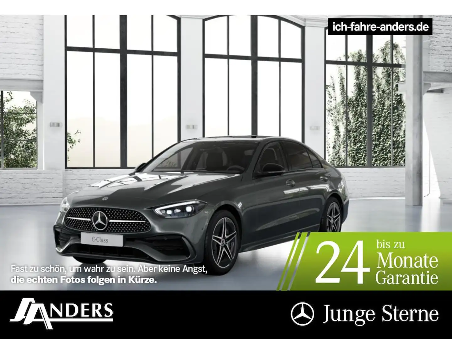Mercedes-Benz C 200 AMG+MBUX+Night+Pano+360+Key+DIGITAL+Memory Grau - 1