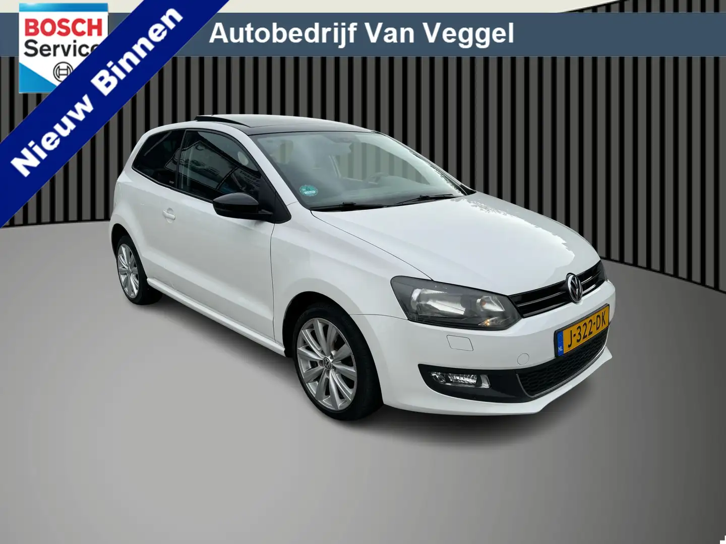 Volkswagen Polo 1.2 Easyline pano, cruise, stoelverw, airco Blanco - 1