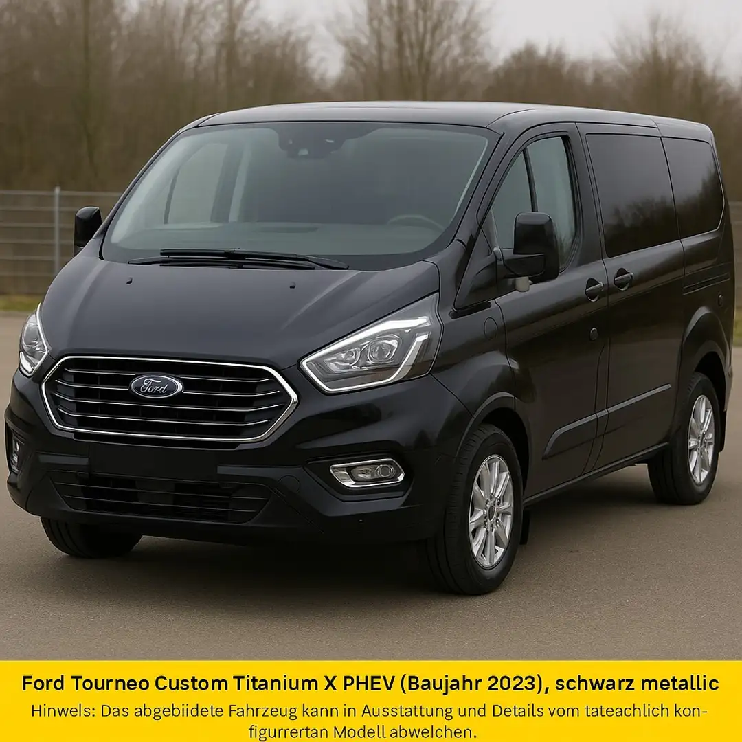 Ford Transit Custom Ford 320 L1 Tourneo PHEV mit *Garantie 100% Noir - 1