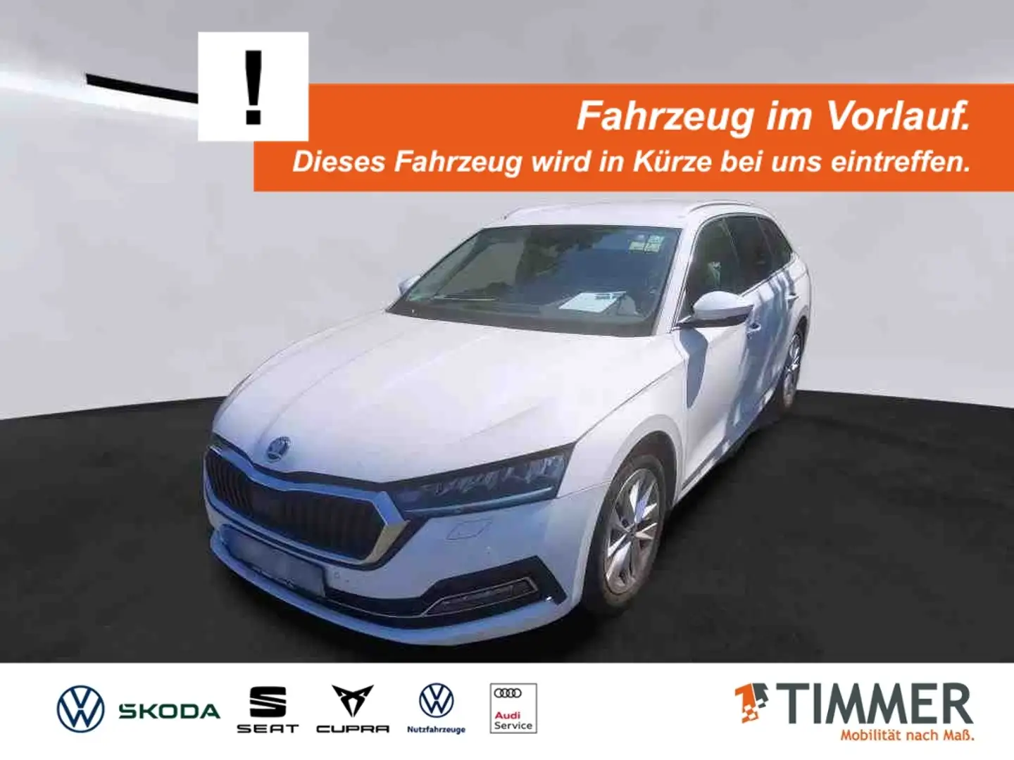 Skoda Octavia Combi 2.0 TDI DSG STYLE *AHK *LED *ACC *RKAM *NAV Weiß - 1
