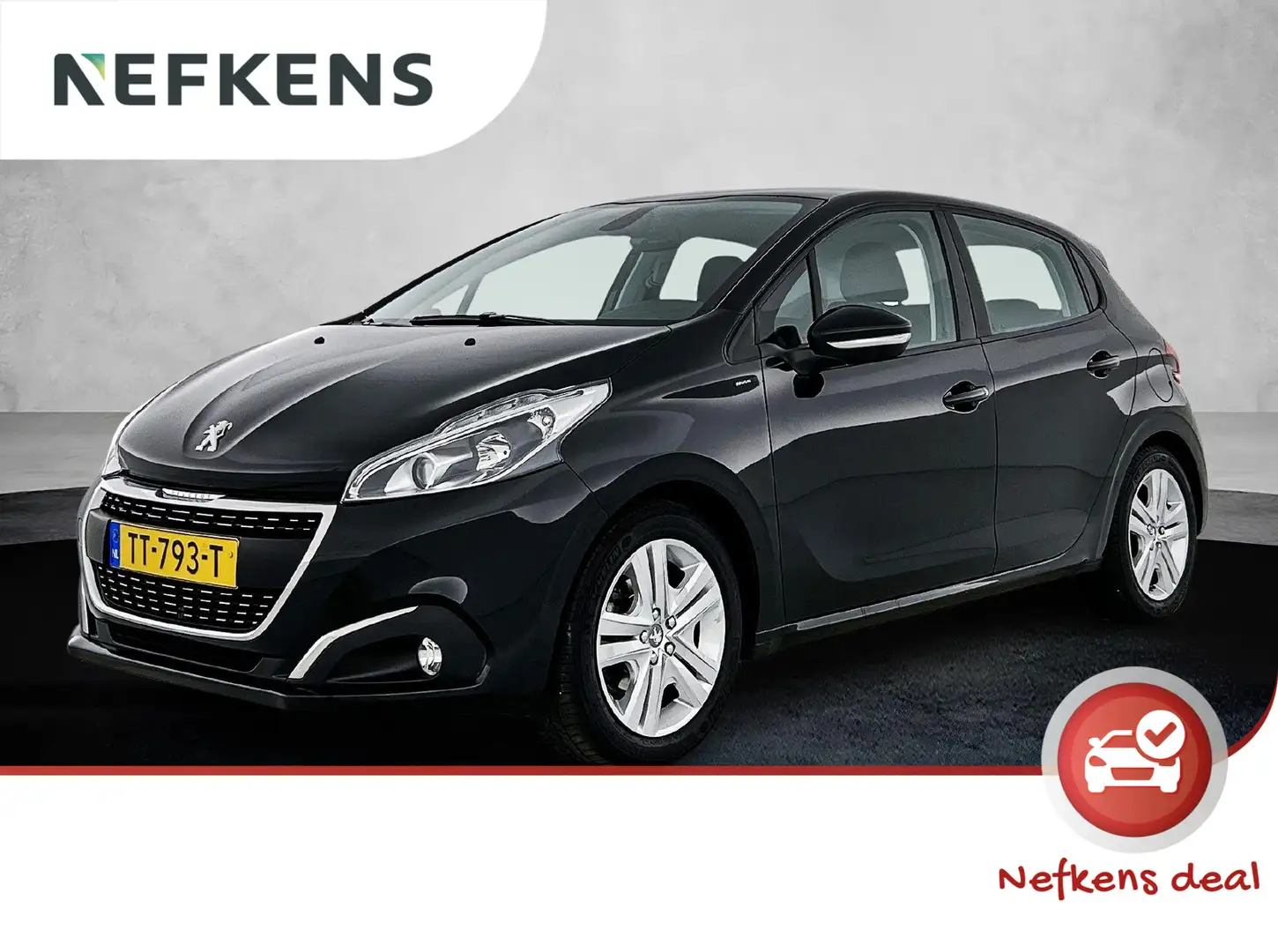 Peugeot 208 Signature 110pk Automaat | Navigatie | Airco | Par Zwart - 1