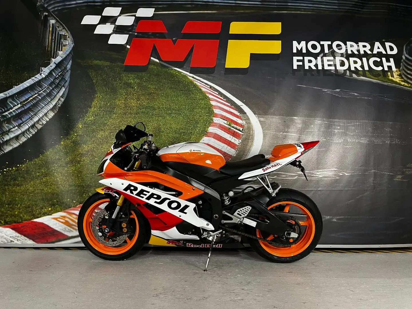 Yamaha YZF-R6 REPSOL EINZELSTÜCK|REIFEN+SERVICE NEU Narancs - 2