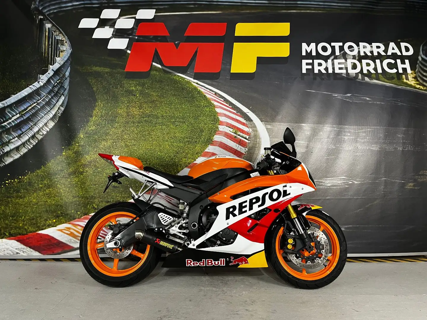 Yamaha YZF-R6 REPSOL EINZELSTÜCK|REIFEN+SERVICE NEU Narancs - 1