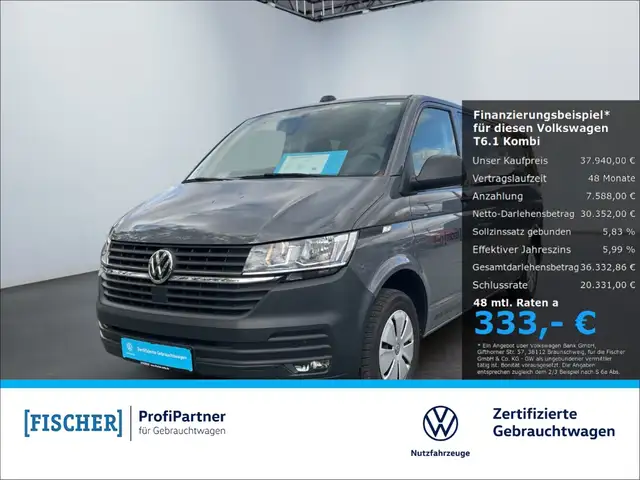 Volkswagen T6.1 Kombi 2.0TDI DSG lang LR SHZ GRA PDC vorn & hinten Klima