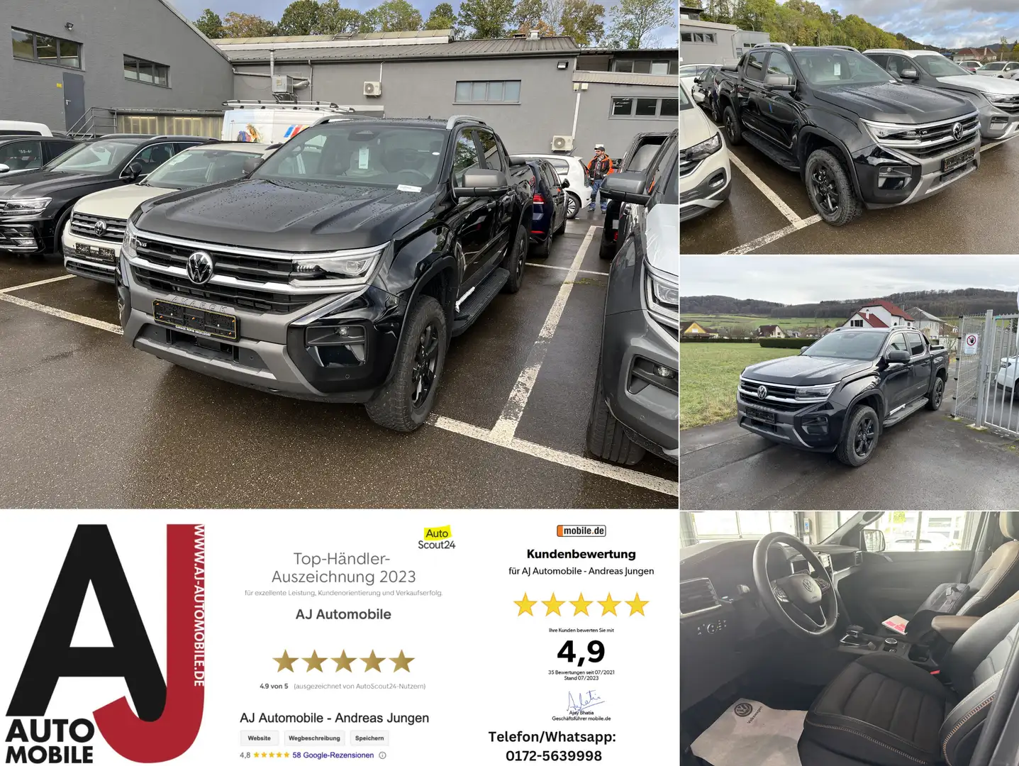 Volkswagen Amarok 3.0 TDi PanAmericana 2 Wochen Lieferzeit Siyah - 1