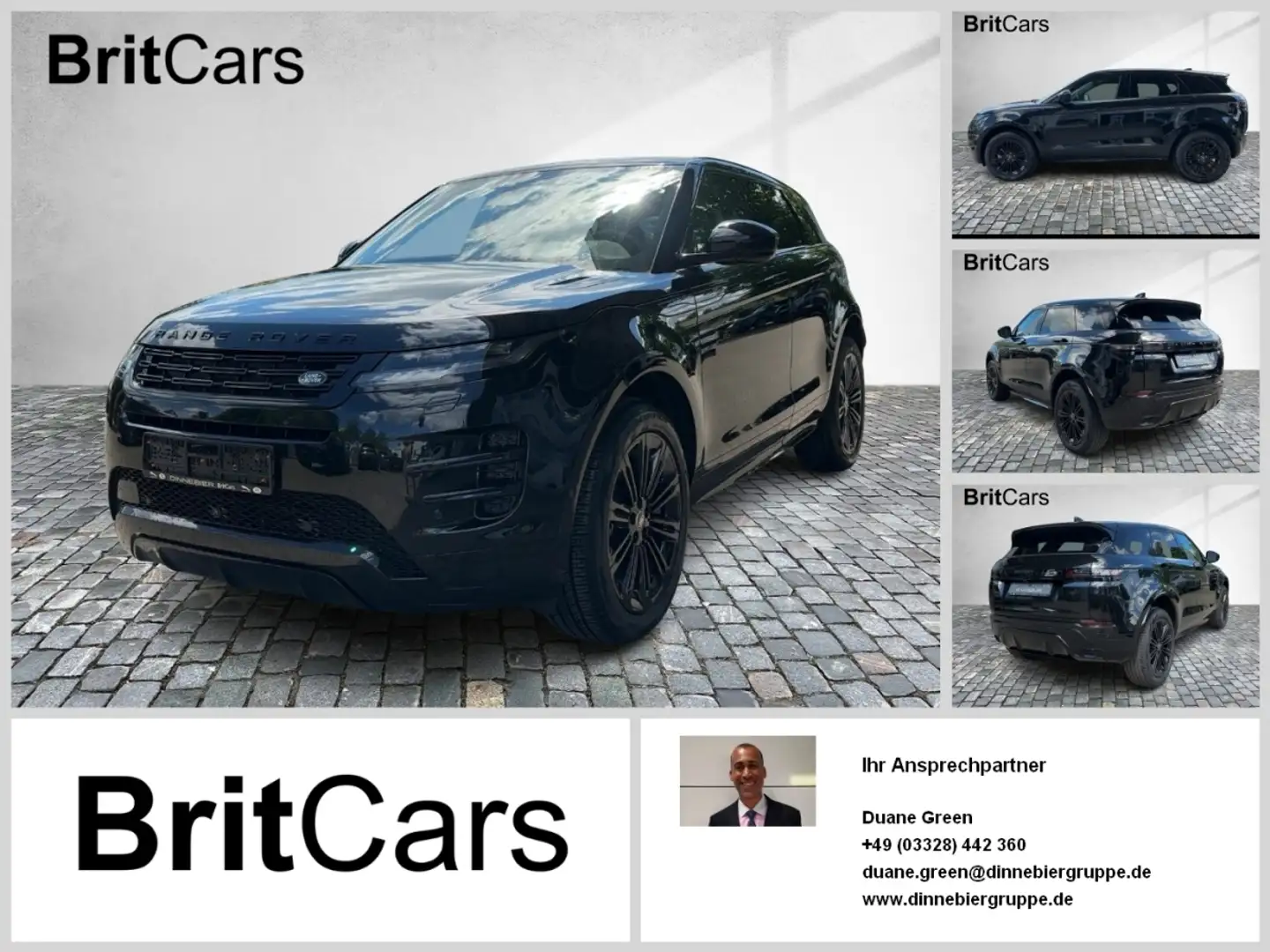 Land Rover Range Rover Evoque D200 Dynamic SE 360-CAM Negro - 1